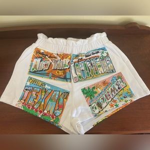 QoS Postcard shorts